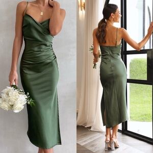 Billy J Boutique - Monte dress in olive